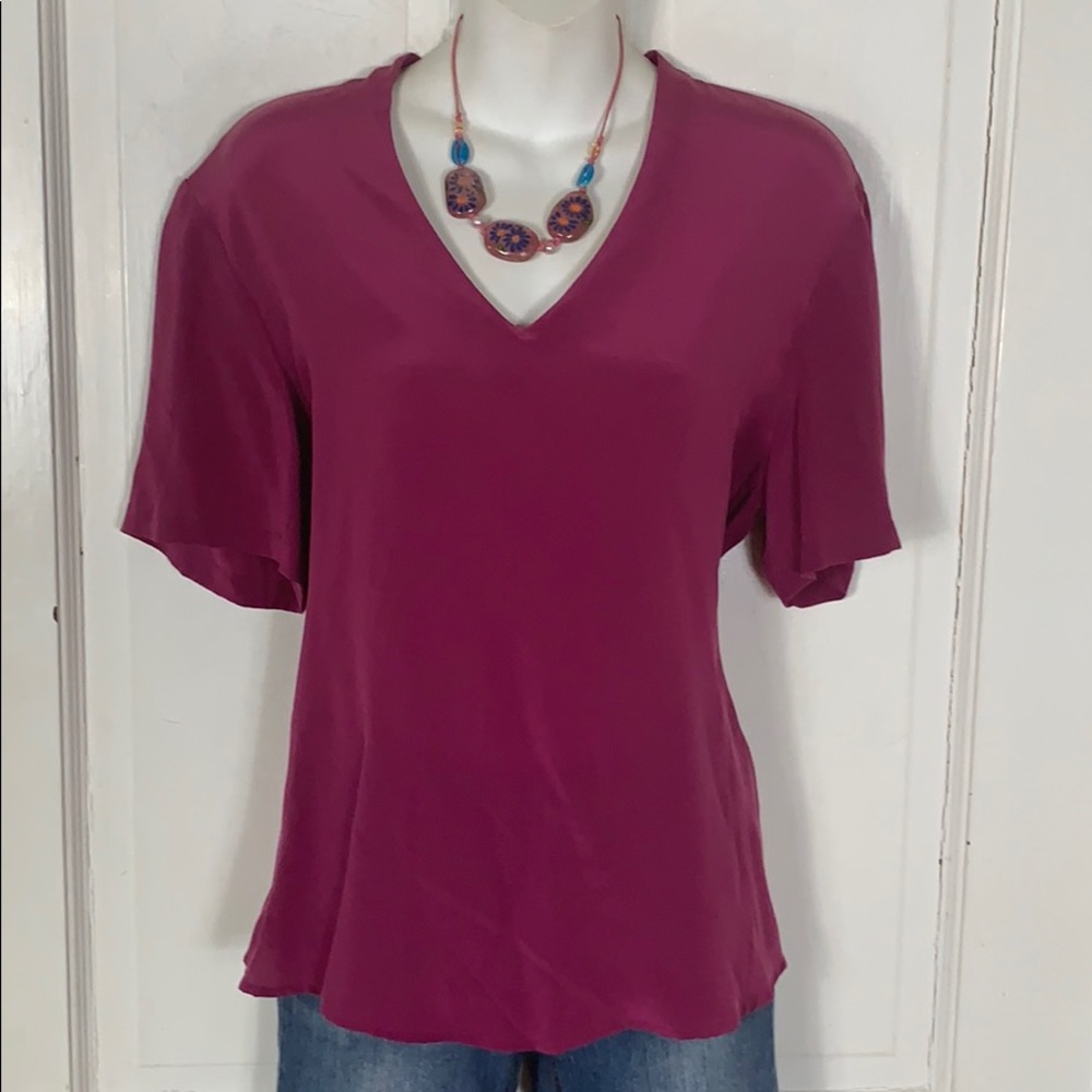 Anna and Frank Silk Blouse